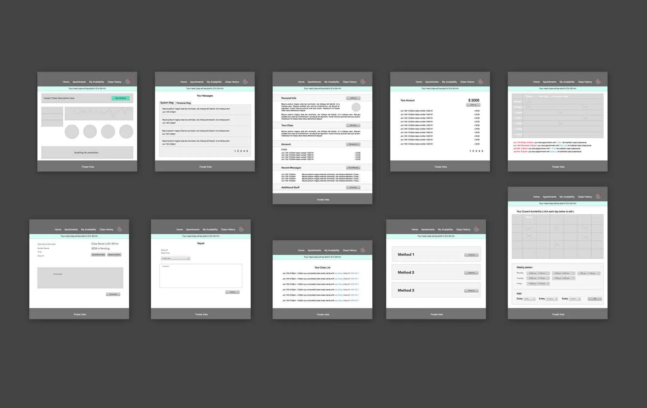 An article image: UX Design - Whiteboard sketching and studies, user flows, wireframes etc. image