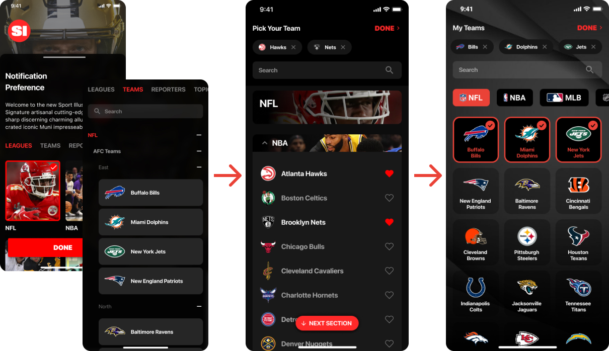 Team Picker Iterations: Testing & Iterations - showcase image